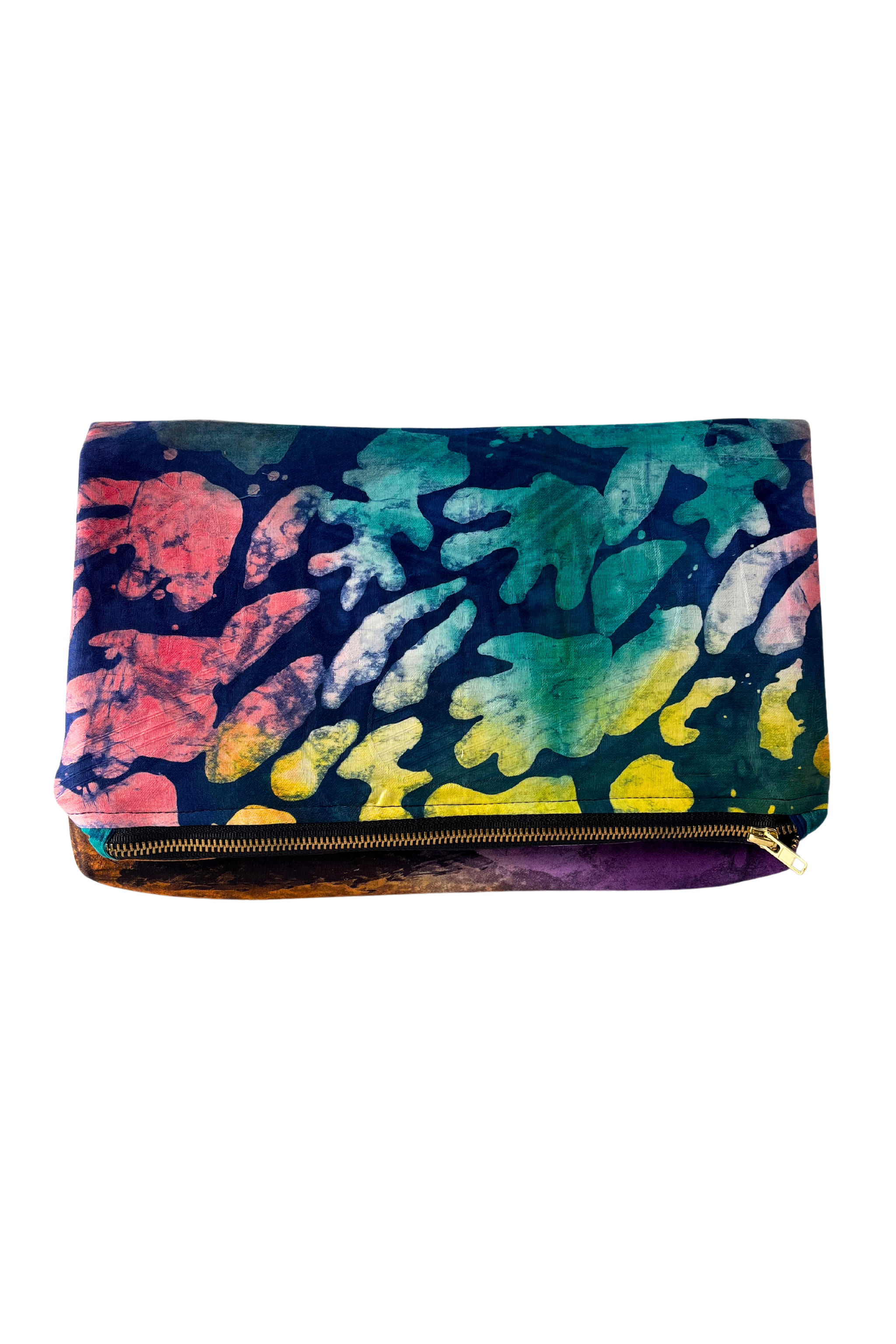 Naya Foldover Clutch - Azure - suakoko betty